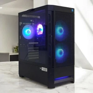 Custom Build ARGB Gaming Desktop Computer i7 PC 32GB RAM 1TB SSD RTX 3050 W11 - Picture 1 of 13