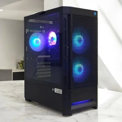 Custom Build ARGB Gaming Desktop Computer i7 PC 32GB RAM 1TB SSD RTX 3050 W11 - Image 1 of 4