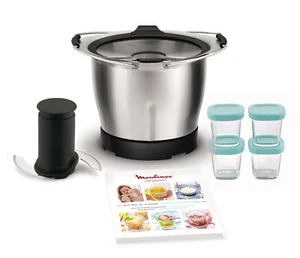 Molinillo de tazón Moulinex accesorio 1,4 L +4 tazones acompañante XF387 HF - Imagen 1 de 12