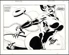 Batman Dark Victory #13 Double page splash Catwoman art by Tim Sale