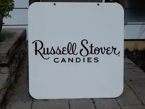 Vintage 24 x 24 inch Russell Stover Candies Sign - Picture 1 of 3