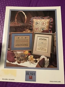 Shepherd’s Bush Counted Thread Pattern BRAMBLE HEARTH - Picture 1 of 3