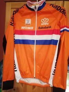 Langarm Trikot Radsport Jacke Profi Niederlande NL Meister BIORACER Gr. XS 44 36 - Bild 1 von 9