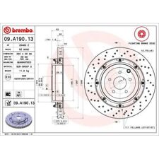 2 Bremsscheibe BREMBO 09.A190.13 PRIME LINE - Floating