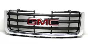 2007-2009-2011-2013 GMC SIERRA 1500 FRONT BUMPER GRILLE CHROME FACTORY OEM N36 - Picture 1 of 12