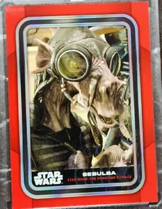 2023 Topps Star Wars Red #73 Sebulba 02/10 Rare Only 10 Worldwide - Picture 1 of 6