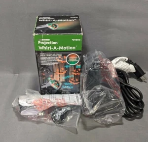Gemmy LightShow Projection Whirl-A-Motion Green Orange Halloween New Open Box - Picture 1 of 11