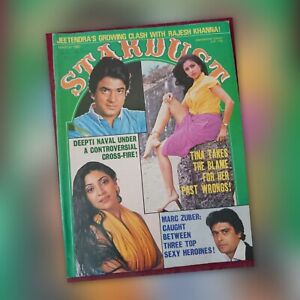 Vintage & Original Stardust Magazine 1982 - Tina  - Jeetandra  - Deepti - Marc