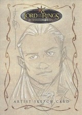 Lord of the Rings Evolution - Tom Hodges Sketch Card Level A, 1:32 - Topps 2006