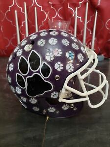 New York Giants Roger Lewis Jr Game Worn High School Football Helmet #11 WR Ohio