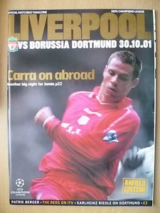 2001 UEFA Champions League- LIVERPOOL v BORUSSIA DORTMUND - Picture 1 of 4