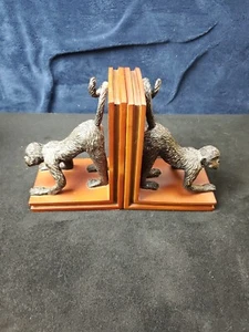 2 Heavy Resin Monkey Butt Bookends Book Holder Very Nice - Picture 1 of 6