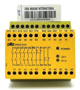 Pilz PNOZ X10 24VDC Safety Relay 2494 - Picture 1 of 9