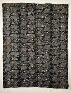 Antikes japanisches Katazome Futon Ji Indigo Arabesque Kiku Paulownia Boro Sashiko - Bild 1 von 16