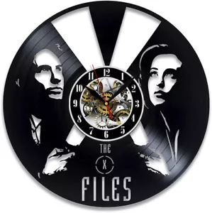 Orologio da parete in vinile X-Files regalo compleanno vacanze arte arredamento camera casa design - Foto 1 di 3