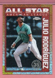 Julio Rodriguez 2025 Topps Series 2, 1990 TOPPS BASEBALL CHROME AS 90ASC-48 - Picture 1 of 1