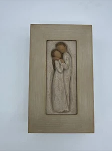 Demdaco 2005 Susan Lordi Salice Albero "L'abbraccio dell'amore" Scatola ricordo portagioie in legno - Foto 1 di 7