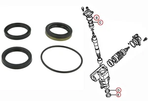 Lenkkasten Dichtung Reparatursatz für Mitsubishi Challenger I L200 Pajero Shogun - Bild 1 von 6