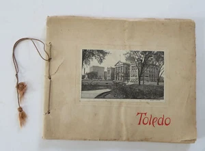 Toledo Ohio Tourist Souvenir Street Scenes c. 1900 Albertype pictorial album - Bild 1 von 8