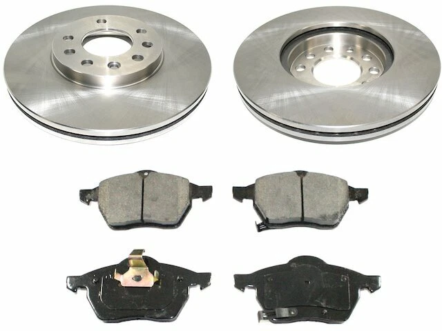 DuraGo 35TC25M Front Brake Pad and Rotor Kit Fits 2000 Saturn LW1 — 第 1/1 张图片