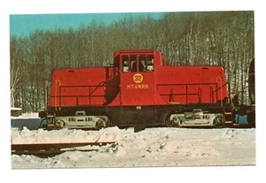 Postcard: 1948 GE Switcher, Hoosac Tunnel & Wilmington Railroad, Mint - Picture 1 of 2