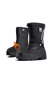 Mens Snow Boots Insulated Waterproof &Nonslip Outdoor Footwear &Removable Lining - Picture 1 of 6