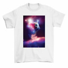 Cosmic Cat Galaxy Space Cat Kitty Astronaute T-Shirt Hommes Femmes Unisexe