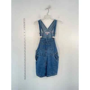 S.L.A. Blue Denim Girls' Bib Overalls, Size L - Picture 1 of 5