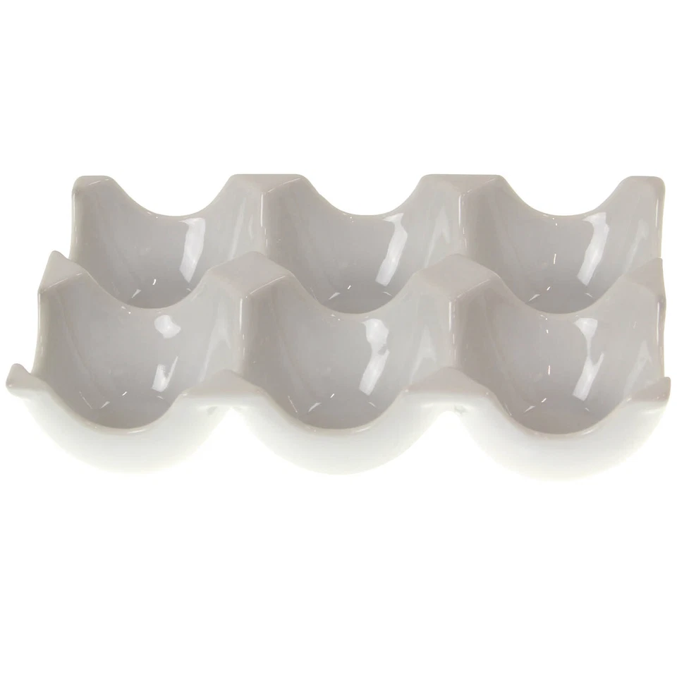 Ap1742 Apollo Ceramic 6 Egg Holder White