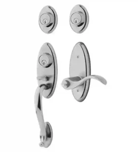 Baldwin Landon 2pt Attrappe Tür Nickel - Bild 1 von 2