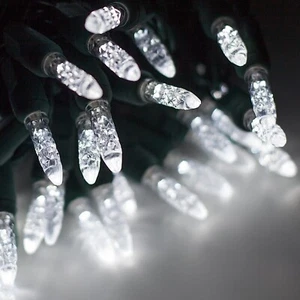 70 LED Christmas Tree Lights String Mini Party Bedroom, Green Wire 24ft - Picture 1 of 41