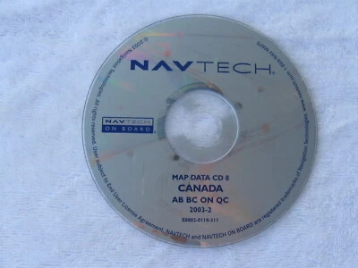 Navtech CANADA AB BC ON QC Navigation Map Data CD Sat Nav Land Rover BMW JP - Image 1 of 2