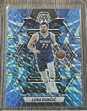 2022-23 Mosaic #1 Luka Doncic Reactive Blue Prizm Dallas Mavericks SP