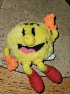 1991-Rare Pac-Man 8” Stuffed Plush by Namco Ltd. Key Chain Collectable B2 - Picture 1 of 5