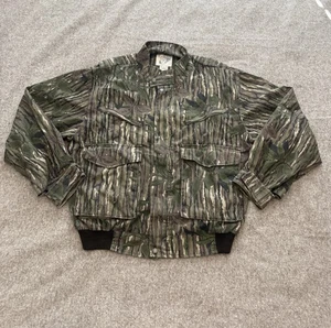 Realtree Trophy Club Vintage 90s Camo Puffer Jacket Men’s Size M Camouflage Hunt - Picture 1 of 9