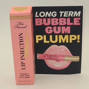 Too Faced Lip Injection Extreme Instant Plumper BUBBLEGUM YUM 0,10oz 2,8g Neu im Karton - Bild 1 von 3
