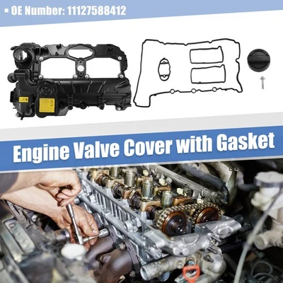 1 Juego Cubierta Válvula Motor con Tornillos Junta Nº11127588412 para BMW 528i 328i 328i 328i Foto 1 de 4