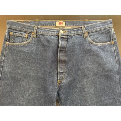VTG Levi's Original 501 Jeans Mens 46x29* Blue Button-Fly Straight Leg Denim - Image 1 of 4
