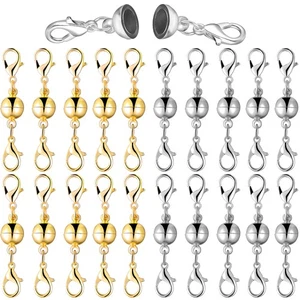20 Pcs Connection Buckle Necklace Clasps Clip Jewellery Locking Jewelry - Picture 1 of 4