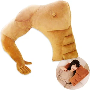 Nicheez body pillow cushion muscle arm pillow people type macho funny goods (rig - Picture 1 of 7