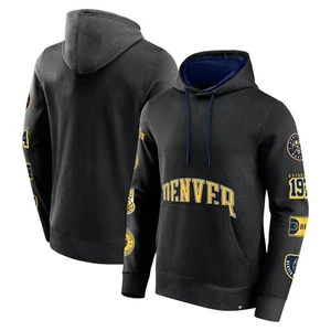 Men's Fanatics Black Denver Nuggets Home Court Pullover Hoodie - Picture 1 of 3