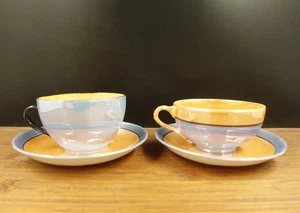 2 Japanese LusterWear Cups & Saucers - Bild 1 von 18