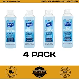 (4 pack) Suave Essentials Daily Clarifying & Cleansing Shampoo, 22.5 fl oz - Picture 1 of 11