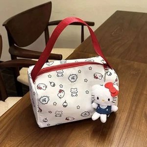 Sanrio Hello Kitty Small Purse/Bag With Hello Kitty Plushie - Picture 1 of 4