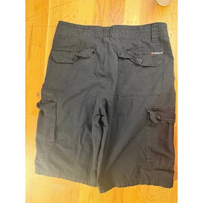 Pantalones Cortos de Carga Airwalk Para Hombres Negros Talla 30 Bolsillos Utilitarios Informales Verano Foto 1 de 4
