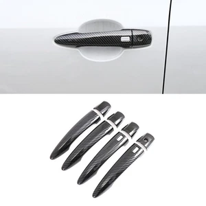 Cubierta de manija de puerta de fibra de carbono 8 piezas para Nissan Pathfinder 2024 2025 2026 - Imagen 1 de 6