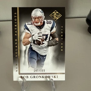 2014 Panini Limited No. 8 Rob Gronkowski  /399 New England Patriots  - Bild 1 von 3