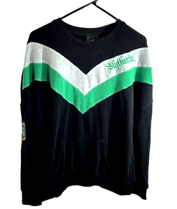 Suéter Harry Potter Slytherin Para Mujer Mediano Negro Verde Bordado Pullover - Imagen 1 de 5