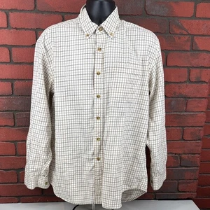 L.L. Bean Mens Large Checkered Button Down Shirt - Classic, Formal, Flannel - Picture 1 of 7