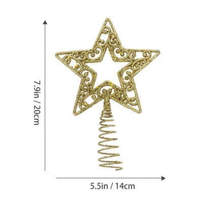  2 Pcs Decorazioni Per Albero Decorazione Della Scena Ornamento Stella Di Natale - Immagine 1 di 4